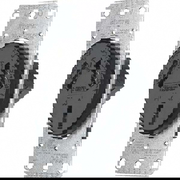 Straight Blade Single Receptacle: NEMA 10-50R, 50 Amps, Ungrounded